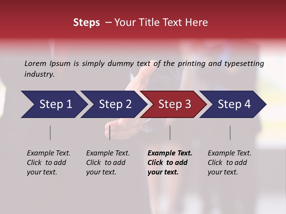 Contact Standing Service PowerPoint Template