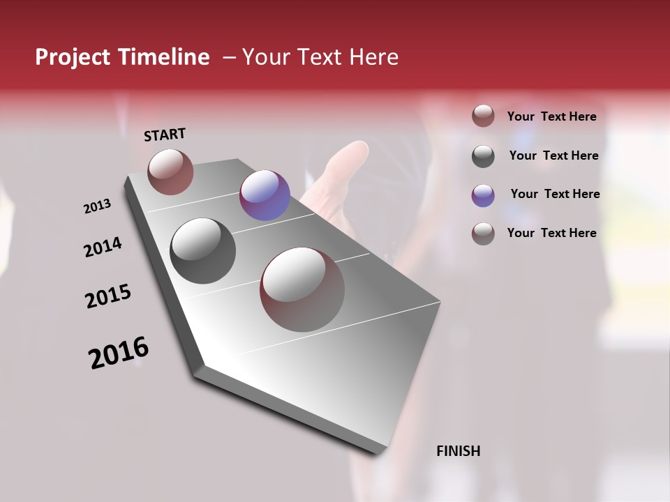 Contact Standing Service PowerPoint Template