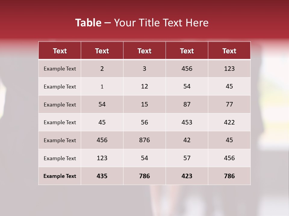 Contact Standing Service PowerPoint Template