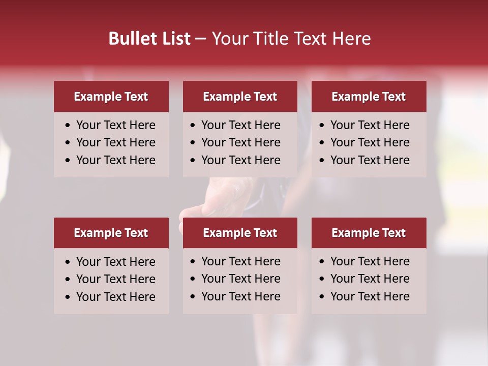 Contact Standing Service PowerPoint Template