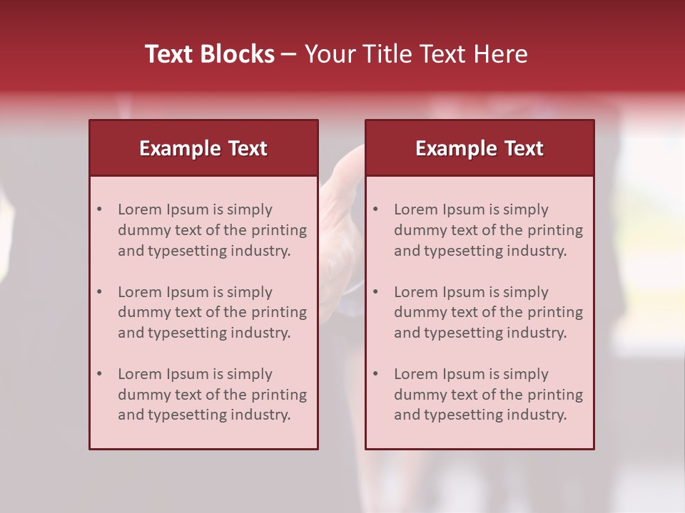 Contact Standing Service PowerPoint Template