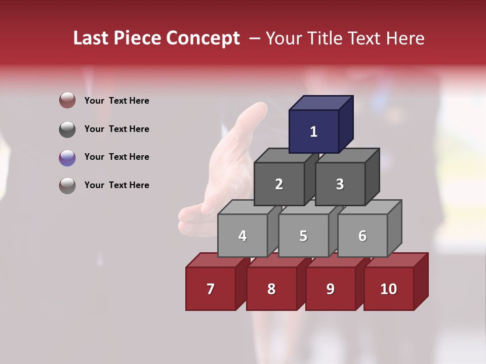 Contact Standing Service PowerPoint Template