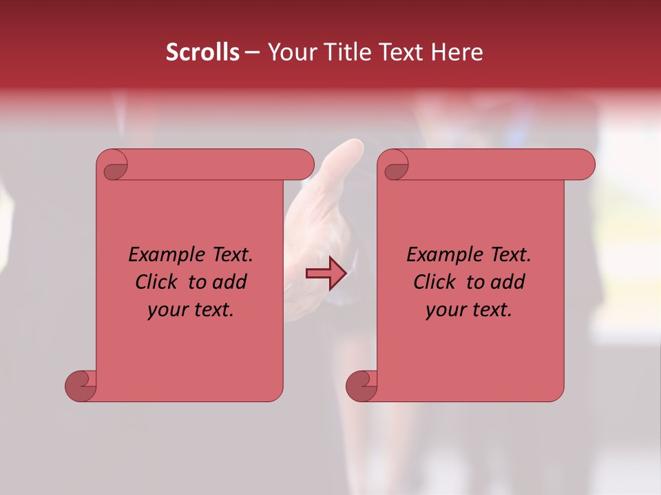 Contact Standing Service PowerPoint Template
