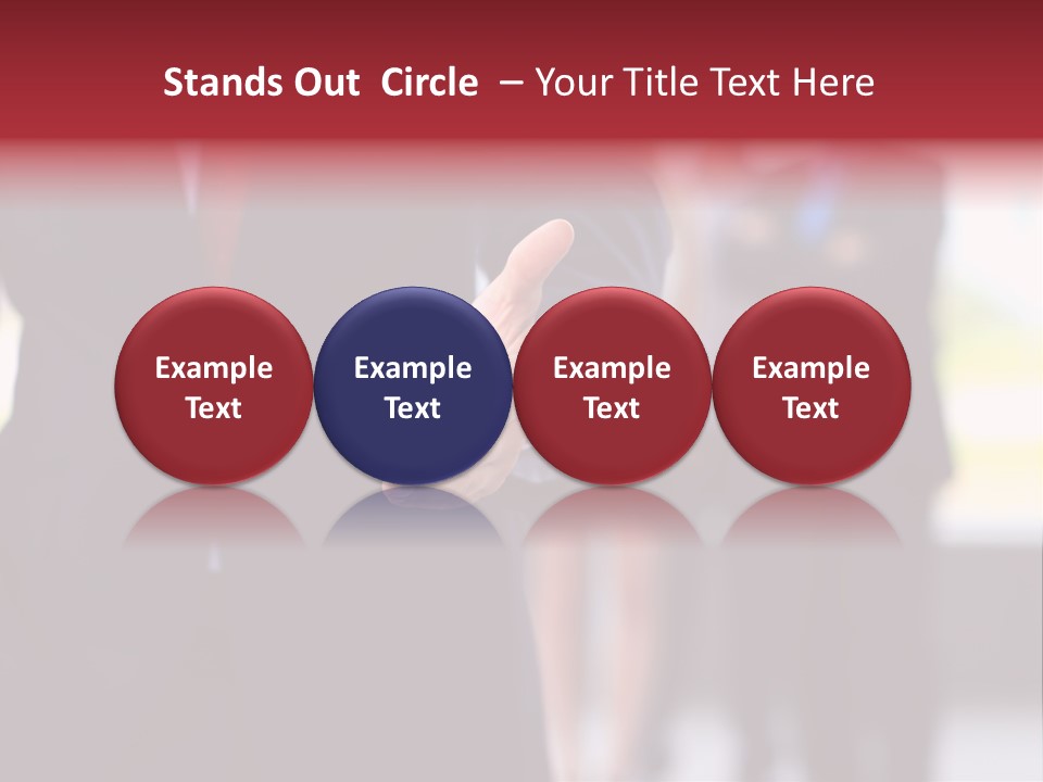 Contact Standing Service PowerPoint Template