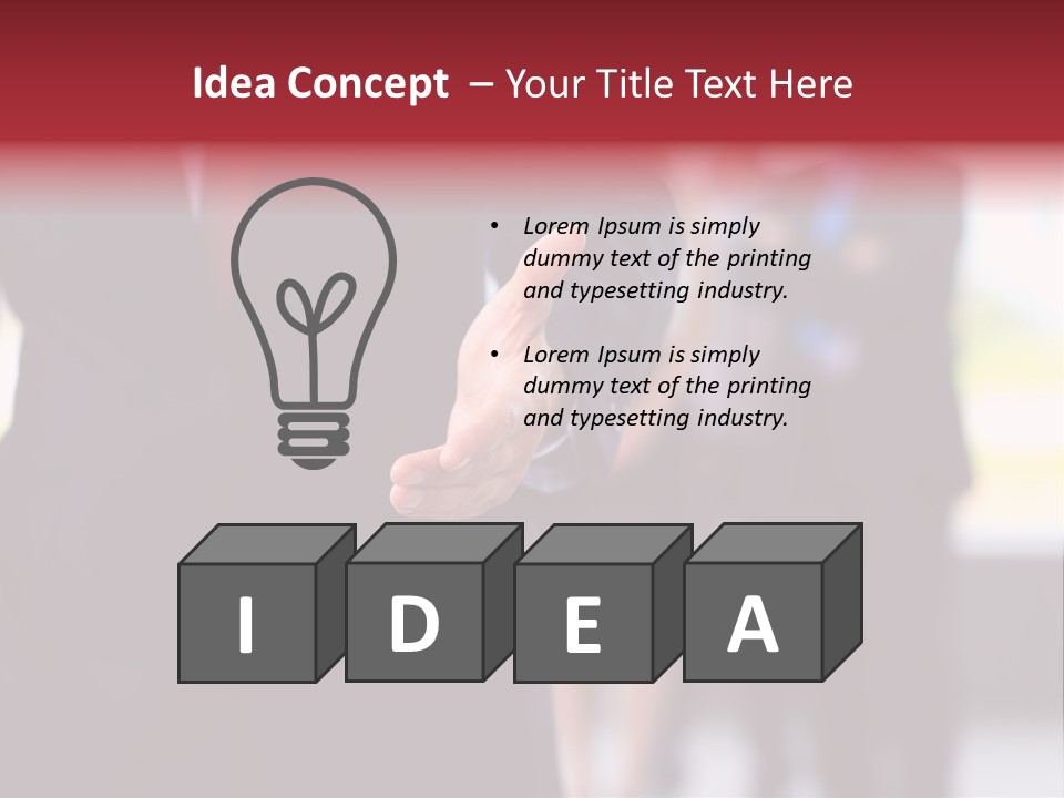 Contact Standing Service PowerPoint Template