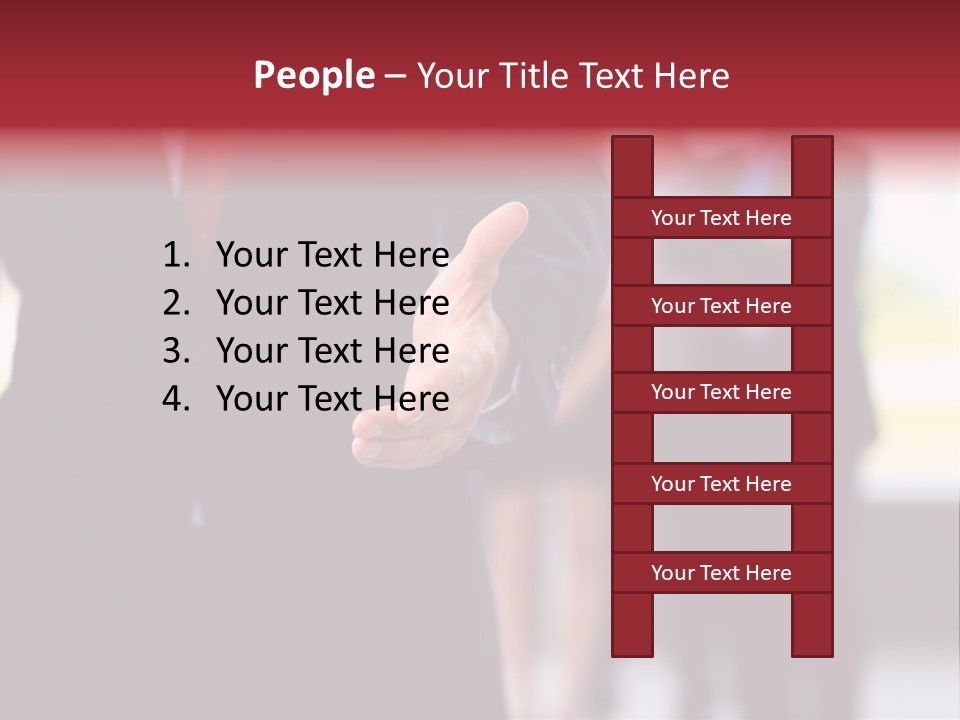 Contact Standing Service PowerPoint Template