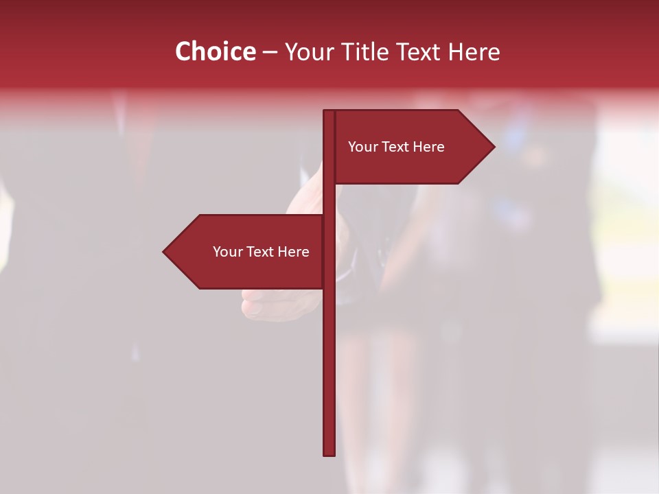 Contact Standing Service PowerPoint Template