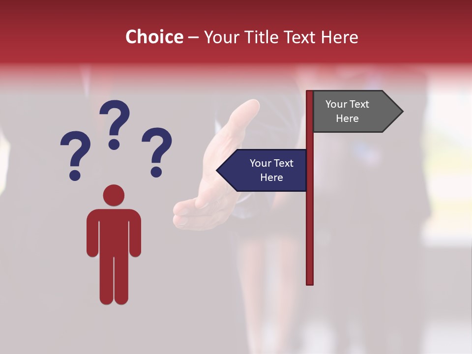 Contact Standing Service PowerPoint Template