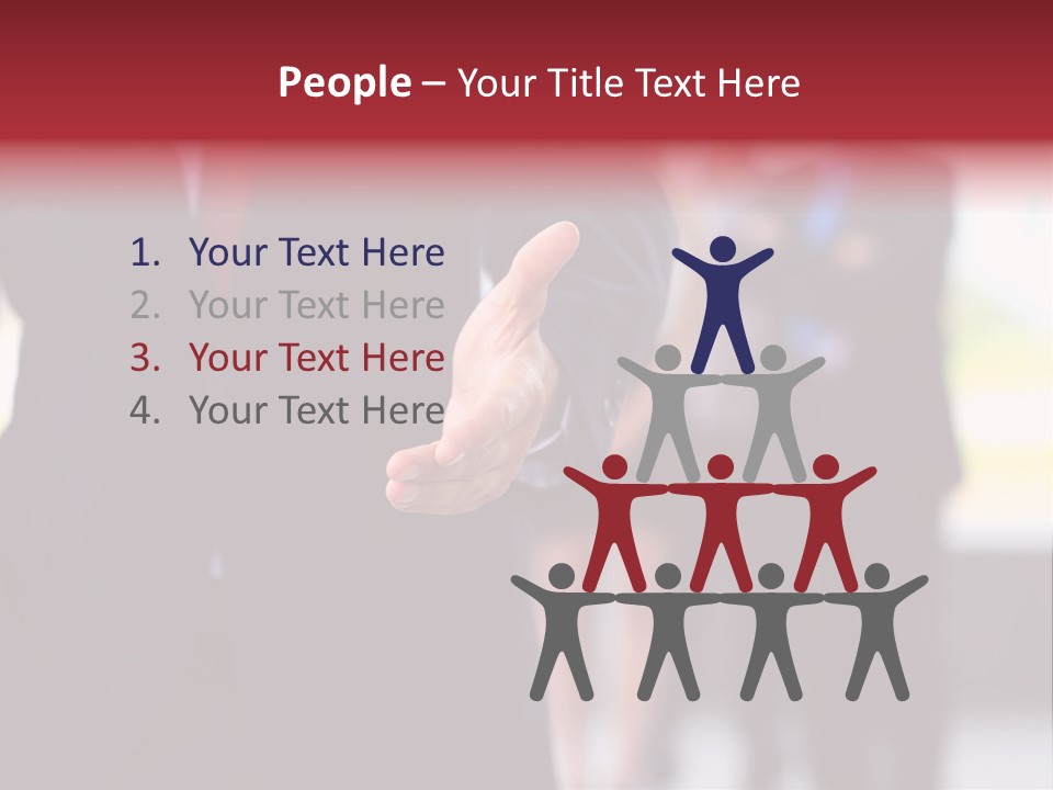 Contact Standing Service PowerPoint Template