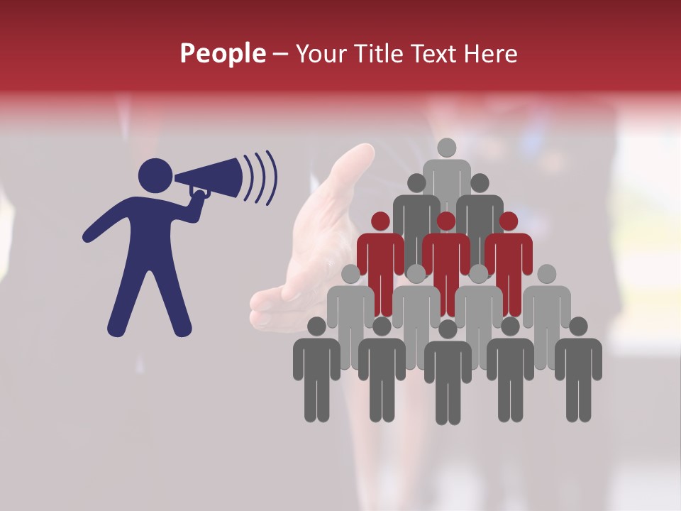 Contact Standing Service PowerPoint Template