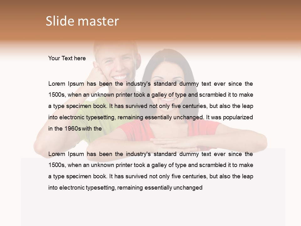 Space Teenage Advert PowerPoint Template