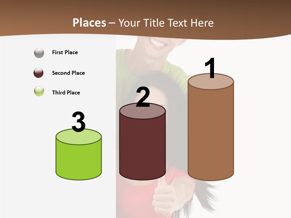 Copy Poster Smile PowerPoint Template