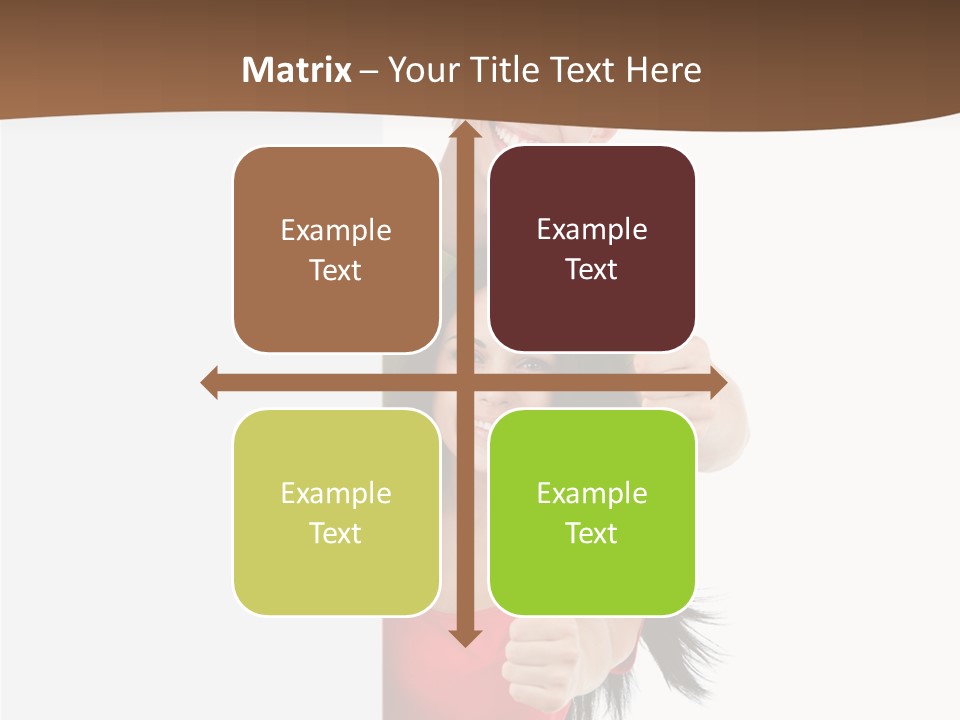 Copy Poster Smile PowerPoint Template
