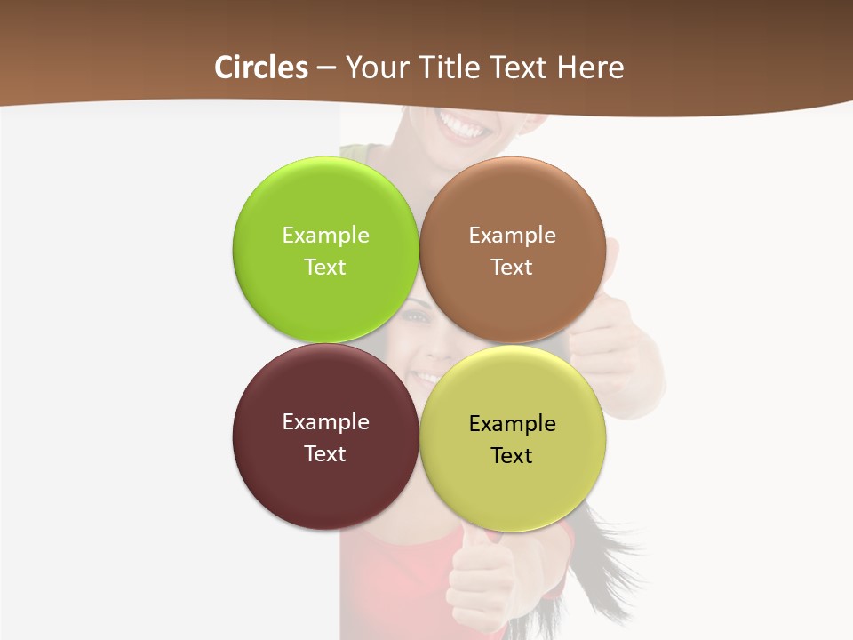 Copy Poster Smile PowerPoint Template