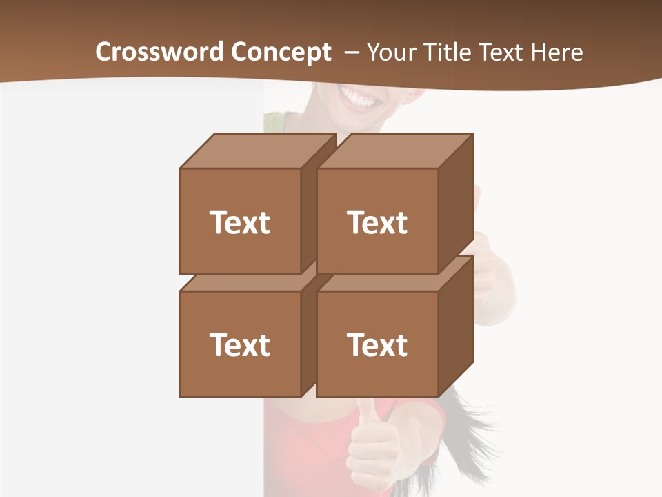 Copy Poster Smile PowerPoint Template