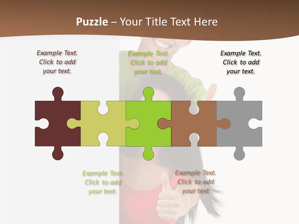 Copy Poster Smile PowerPoint Template