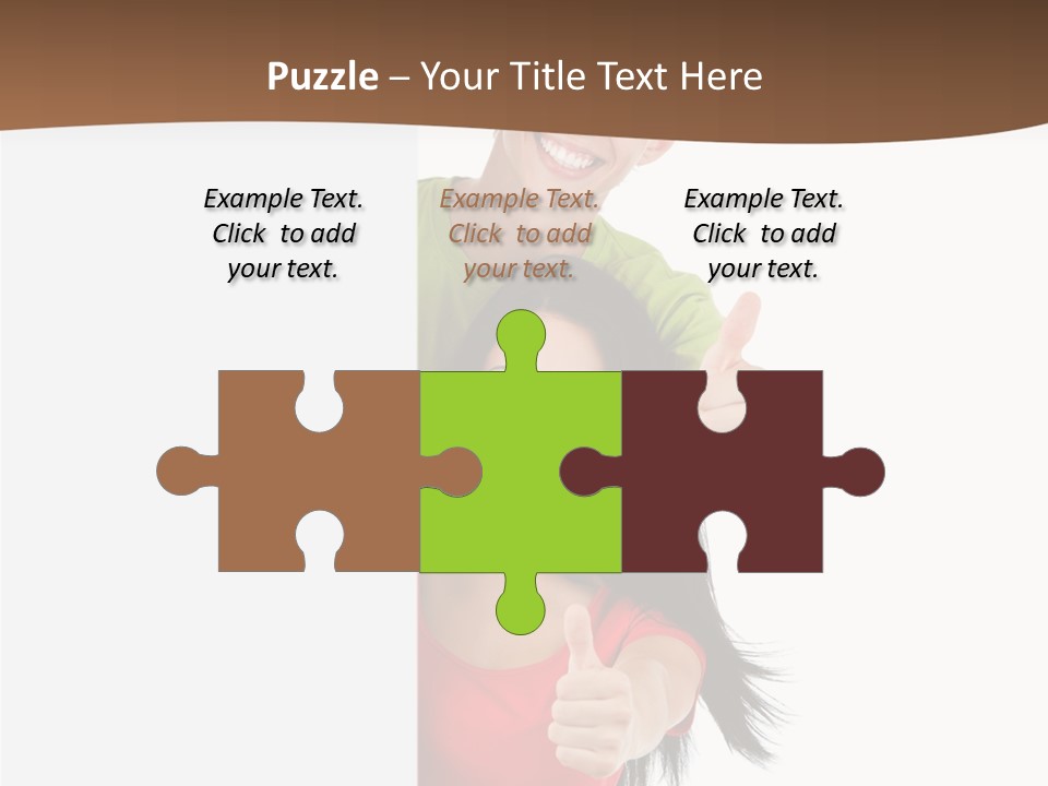 Copy Poster Smile PowerPoint Template