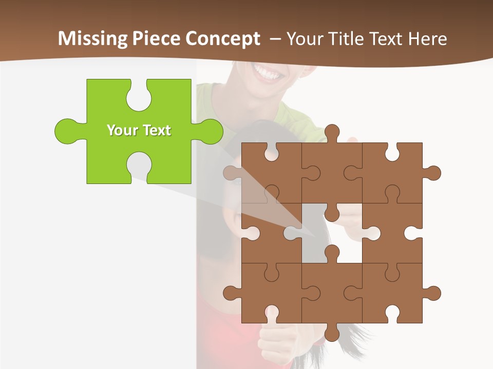 Copy Poster Smile PowerPoint Template