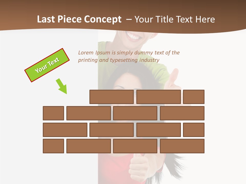 Copy Poster Smile PowerPoint Template