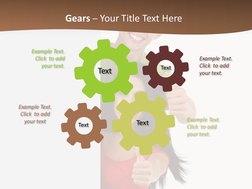 Copy Poster Smile PowerPoint Template