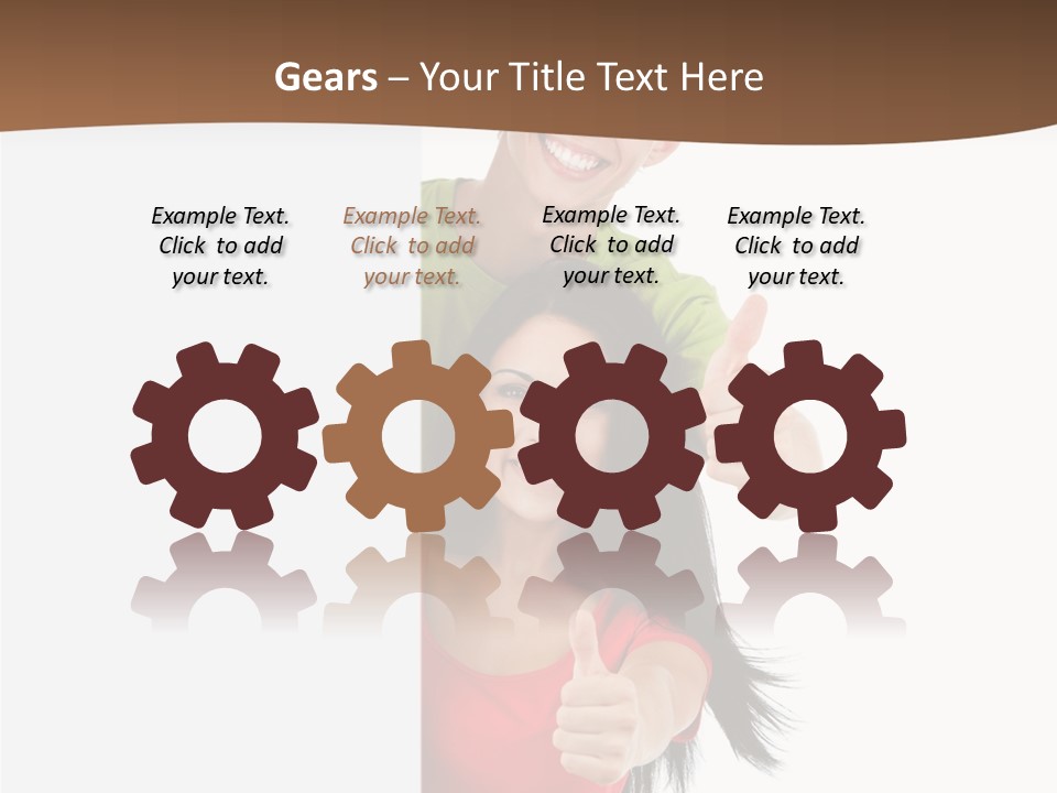 Copy Poster Smile PowerPoint Template