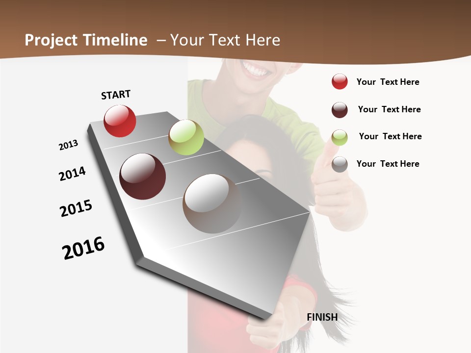 Copy Poster Smile PowerPoint Template