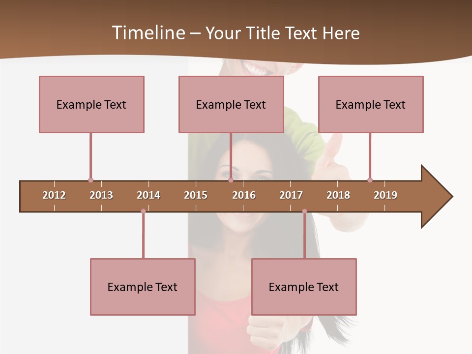 Copy Poster Smile PowerPoint Template