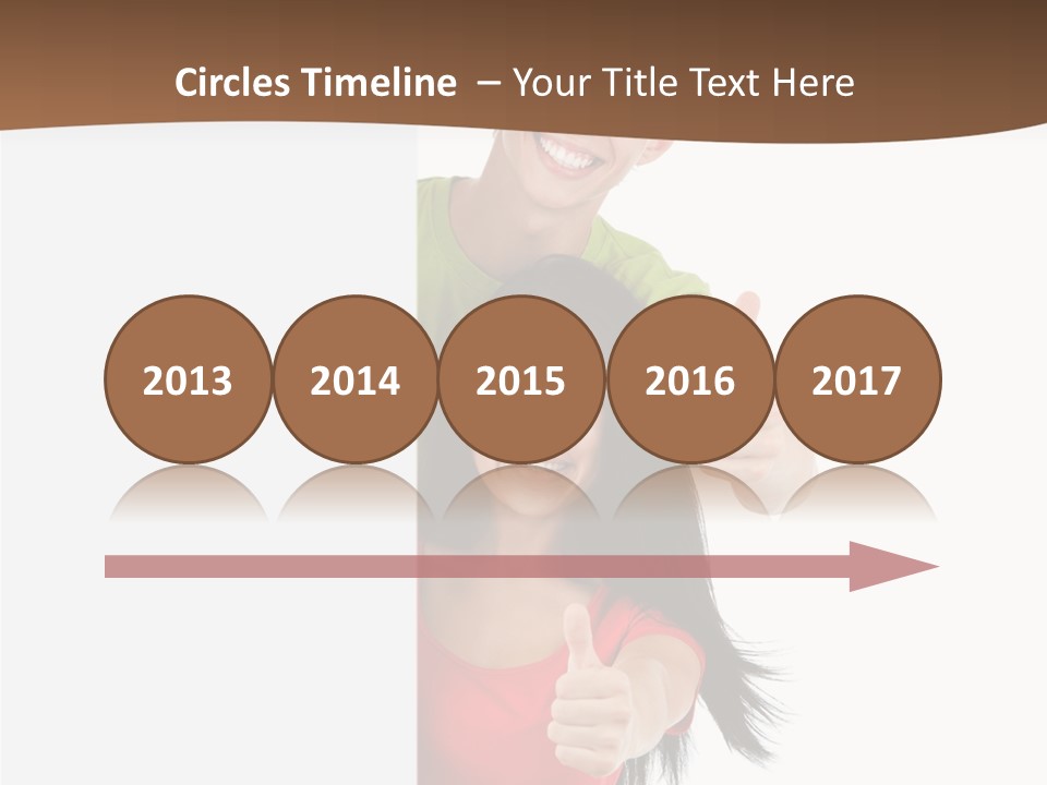 Copy Poster Smile PowerPoint Template