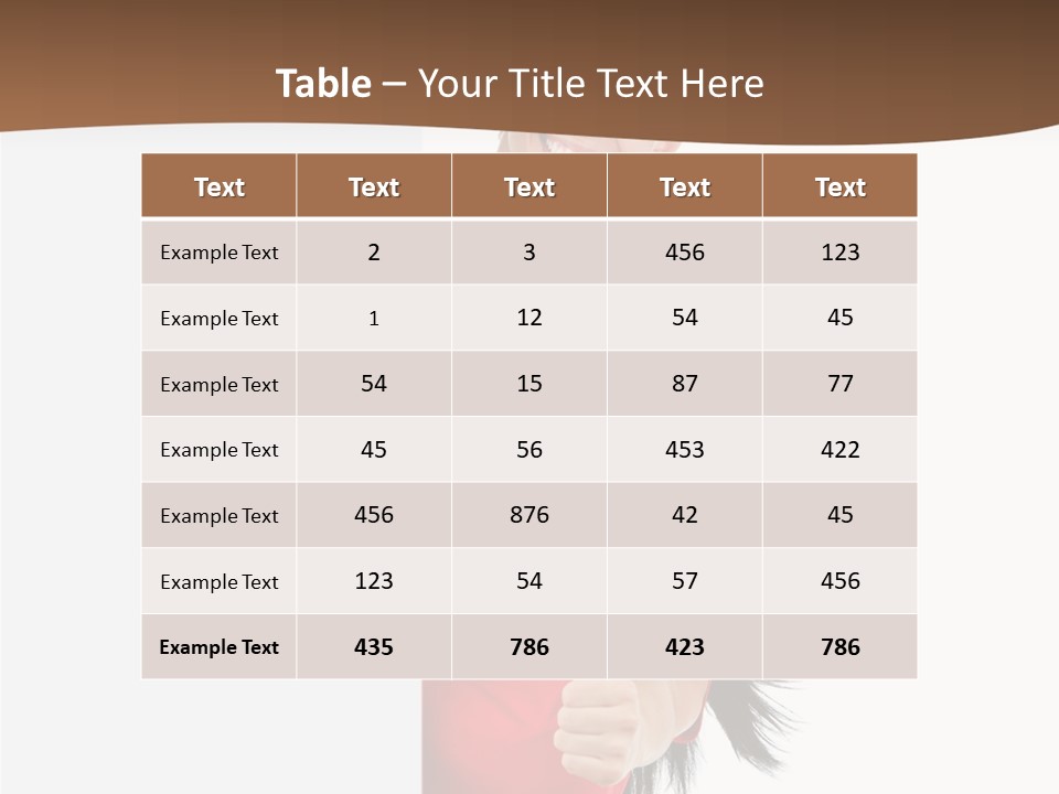 Copy Poster Smile PowerPoint Template