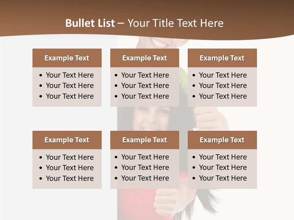 Copy Poster Smile PowerPoint Template