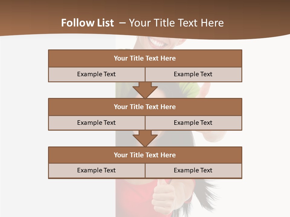 Copy Poster Smile PowerPoint Template