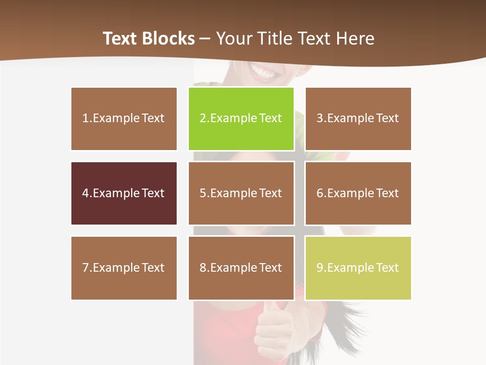 Copy Poster Smile PowerPoint Template