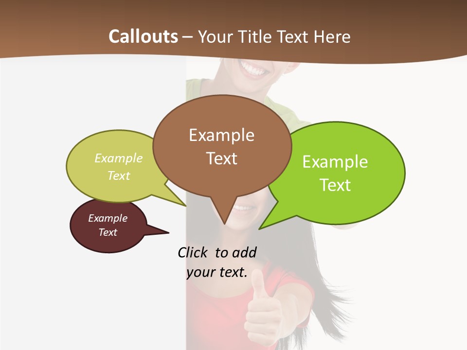 Copy Poster Smile PowerPoint Template