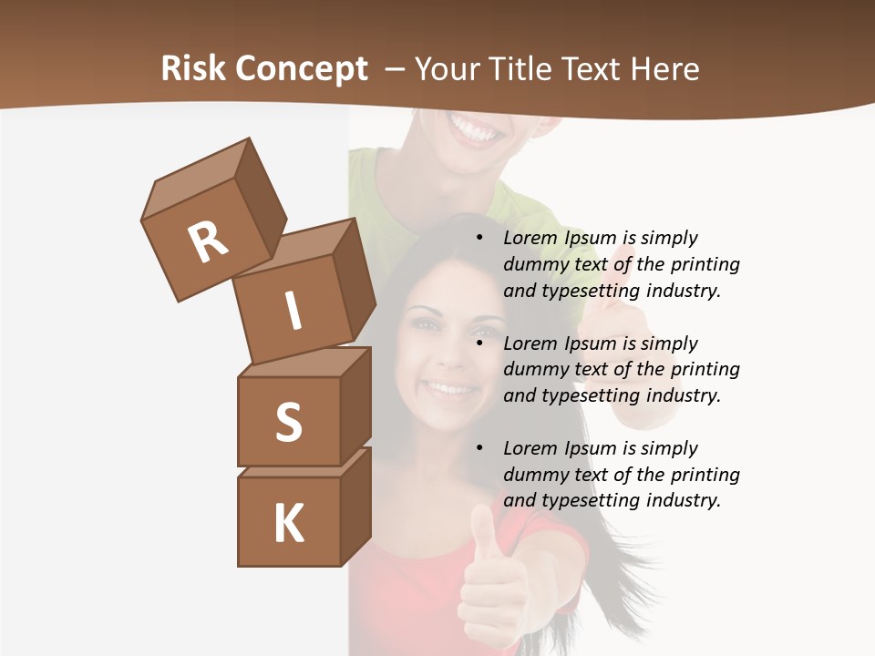 Copy Poster Smile PowerPoint Template