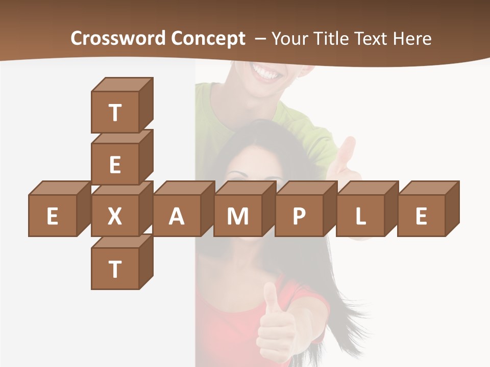 Copy Poster Smile PowerPoint Template