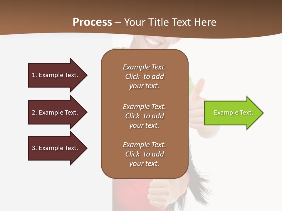 Copy Poster Smile PowerPoint Template