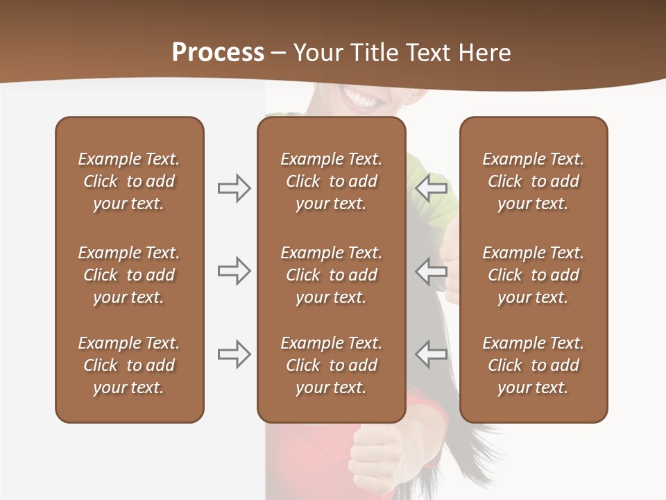 Copy Poster Smile PowerPoint Template
