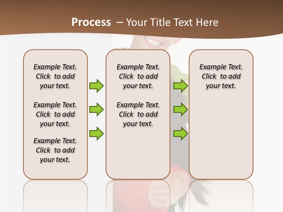 Copy Poster Smile PowerPoint Template