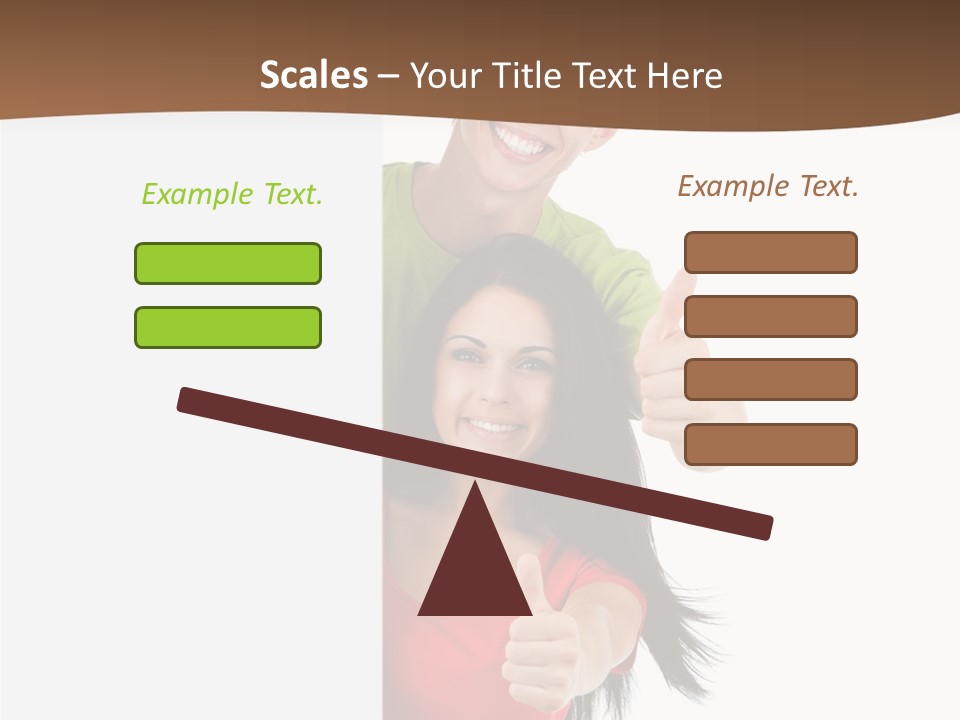 Copy Poster Smile PowerPoint Template