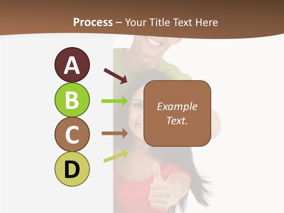 Copy Poster Smile PowerPoint Template