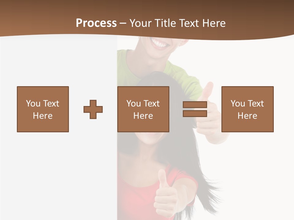 Copy Poster Smile PowerPoint Template