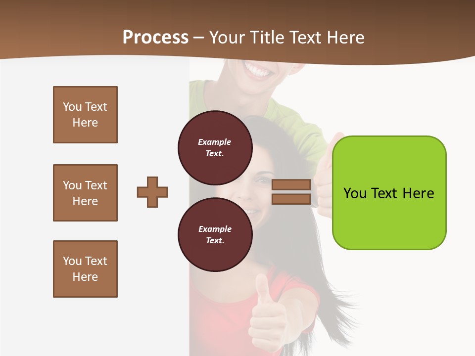 Copy Poster Smile PowerPoint Template