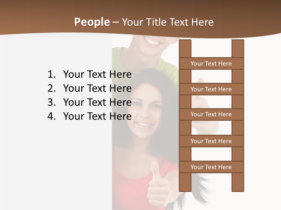 Copy Poster Smile PowerPoint Template