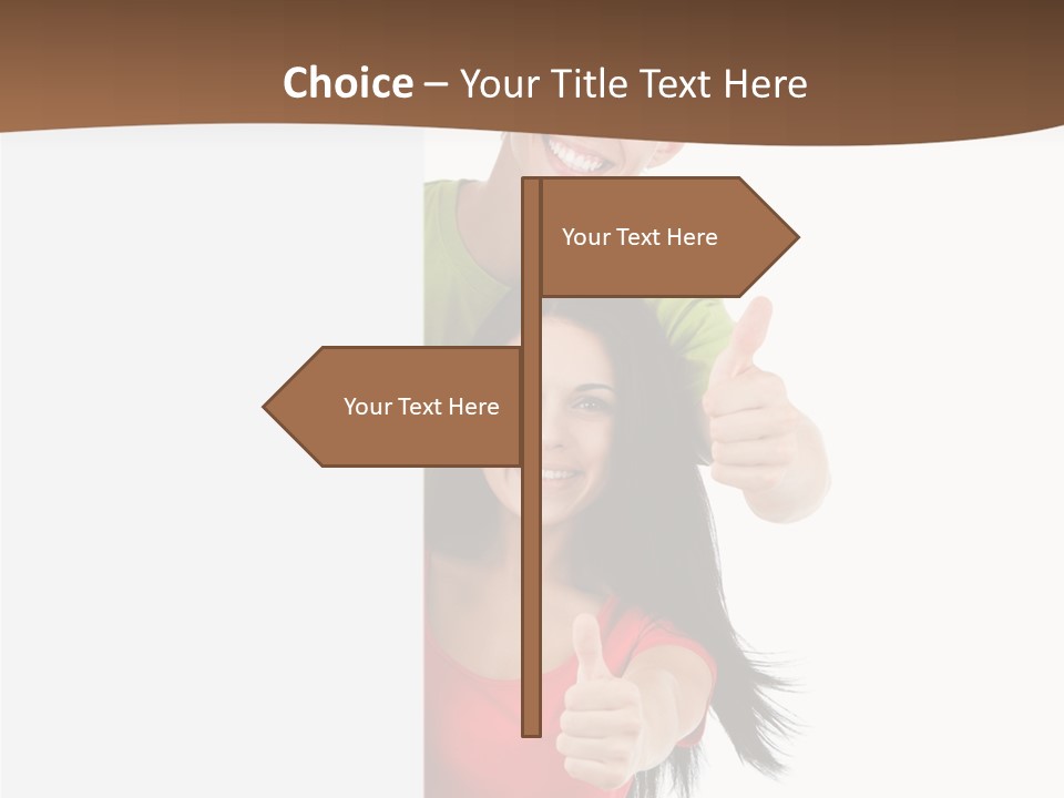 Copy Poster Smile PowerPoint Template