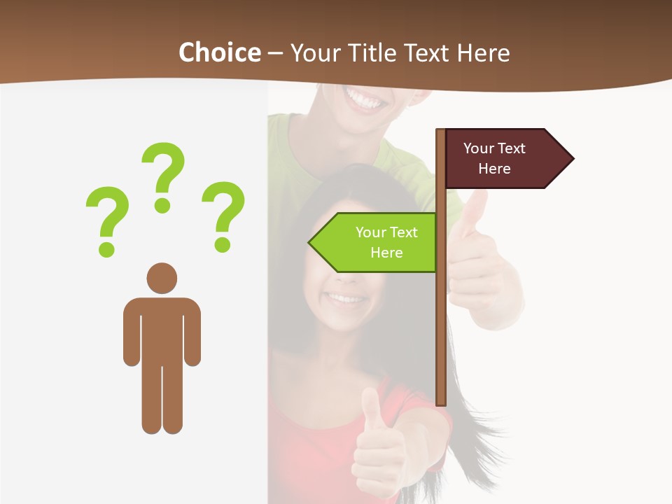 Copy Poster Smile PowerPoint Template