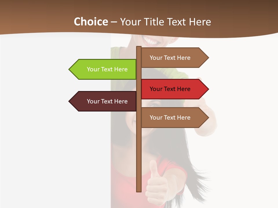 Copy Poster Smile PowerPoint Template