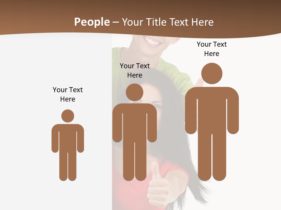 Copy Poster Smile PowerPoint Template