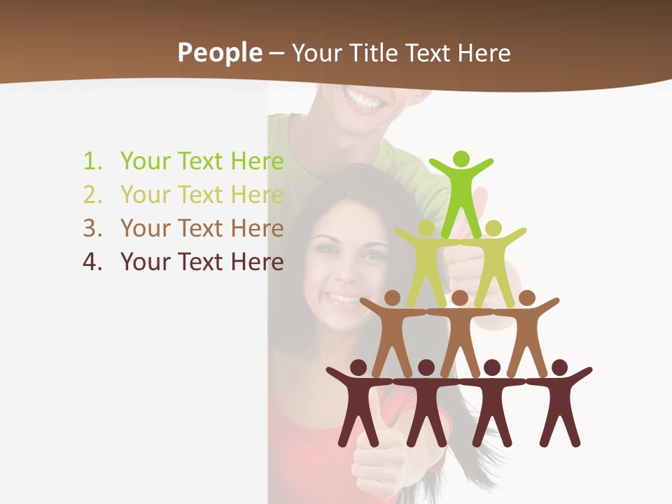 Copy Poster Smile PowerPoint Template