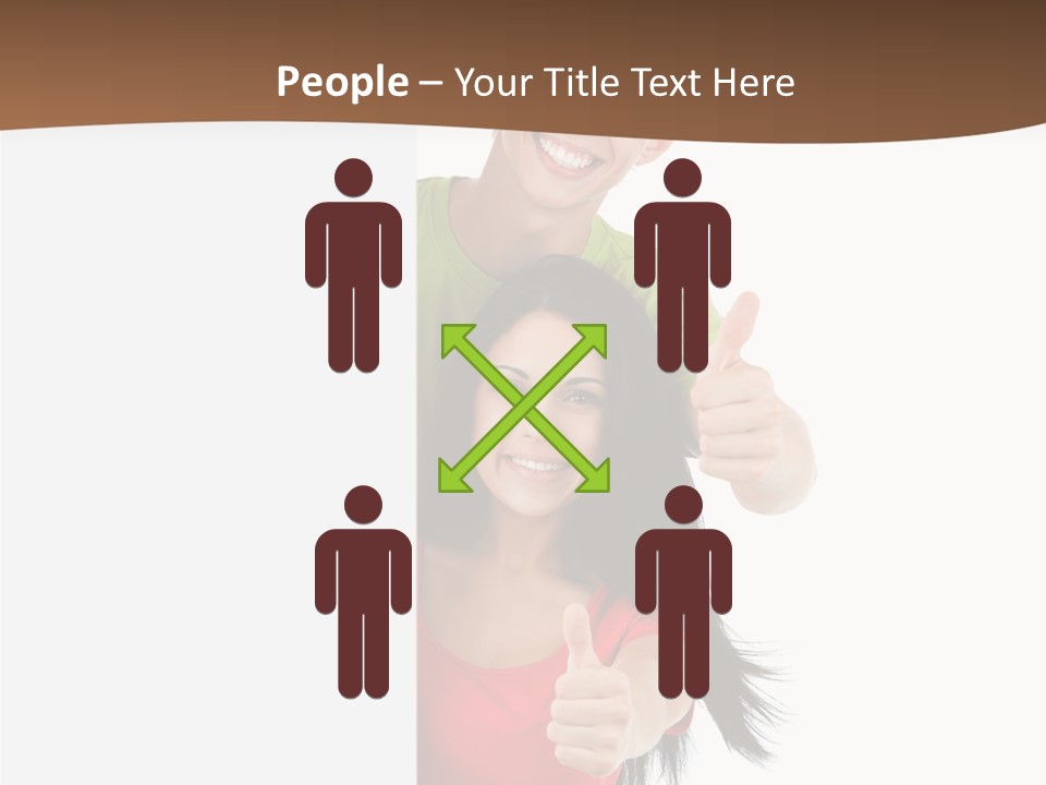 Copy Poster Smile PowerPoint Template