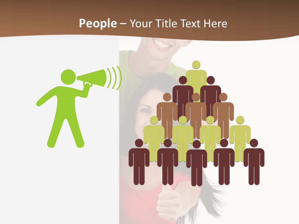 Copy Poster Smile PowerPoint Template